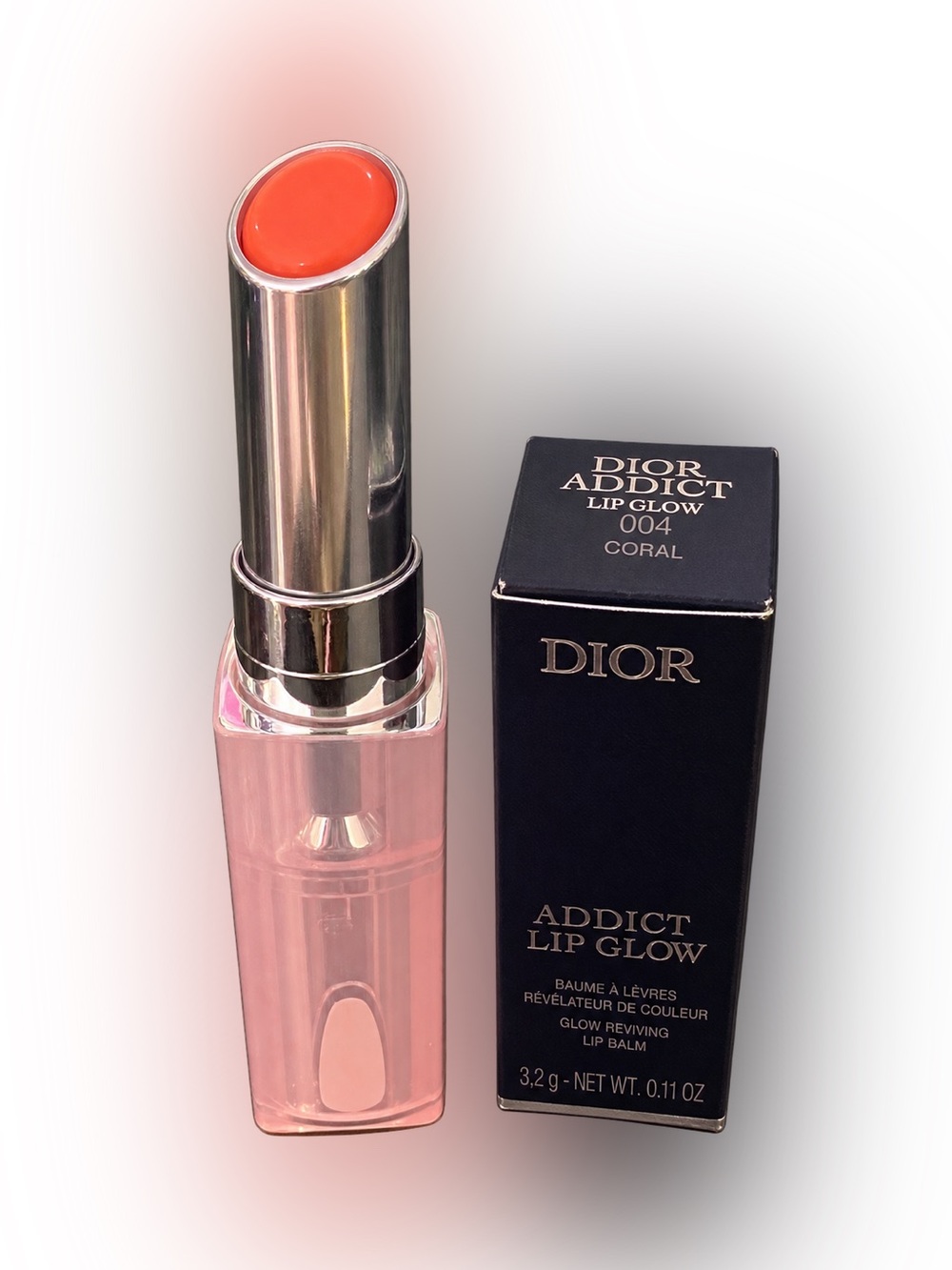 Dior Addict Lip Glow Balm – 001 and 004 with Boxes